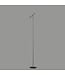 Artdelight Moderne LED-Stehleuchte Kansas - Schwarz/Dunkelbronze