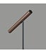 Artdelight Moderne LED-Stehleuchte Kansas - Schwarz/Dunkelbronze
