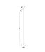 Artdelight Moderne LED-Stehleuchte Kansas - Schwarz/Dunkelbronze
