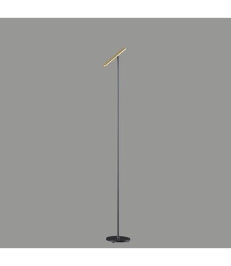 Artdelight Stehleuchte Kansas - Schwarz/Warmgold