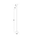 Artdelight Moderne LED-Stehleuchte Kansas - Schwarz/Champagner