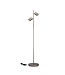 Artdelight Moderne Stehleuchte Megano 2L - Champagner