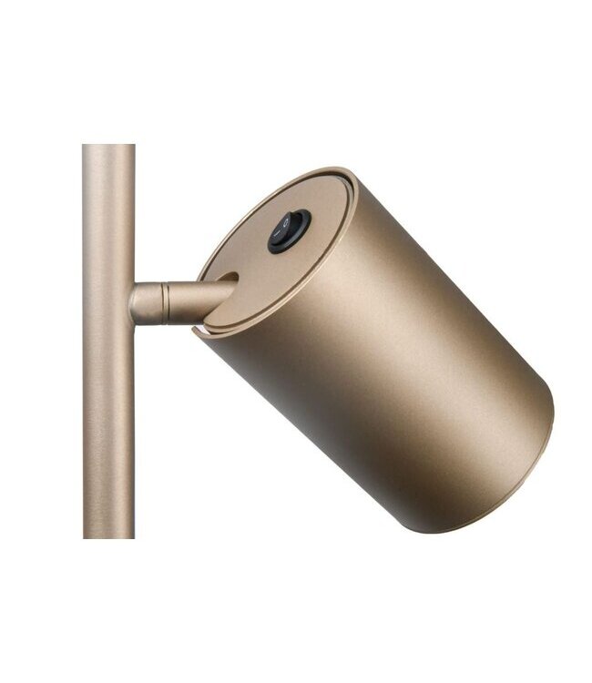 Artdelight Moderne Stehleuchte Megano 2L - Champagner