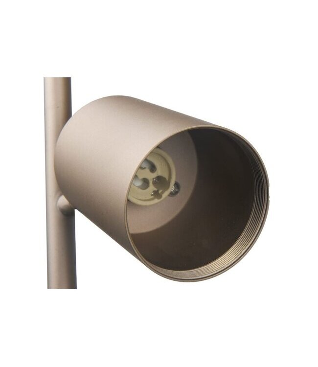 Artdelight Moderne Stehleuchte Megano 2L - Champagner