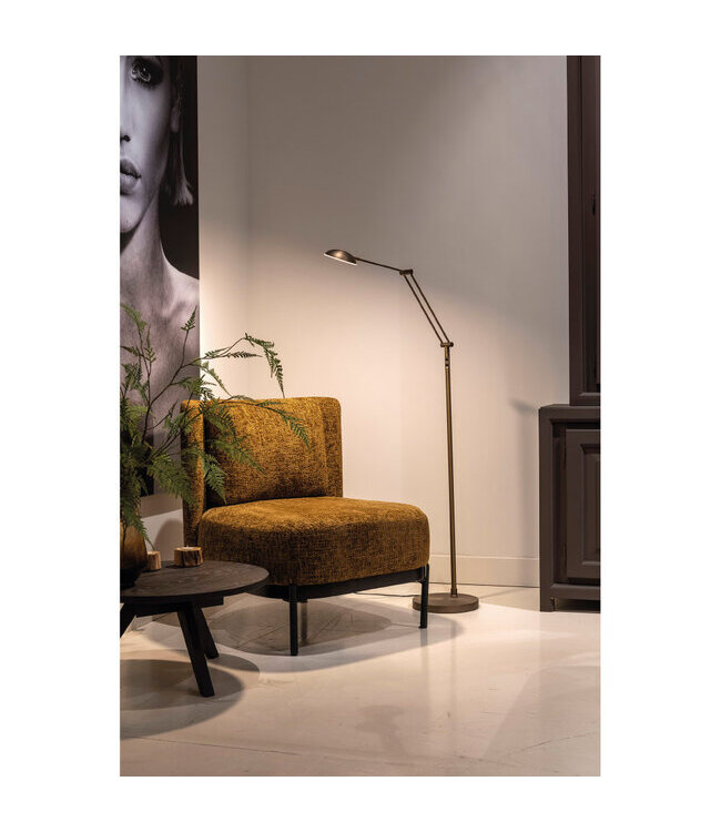 Artdelight Moderne LED-Stehleuchte Palermo Dim to Warm - Antikbronze