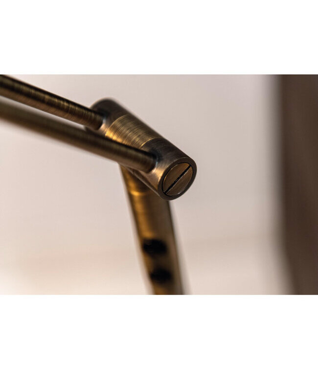 Artdelight Moderne LED-Stehleuchte Palermo Dim to Warm - Antikbronze