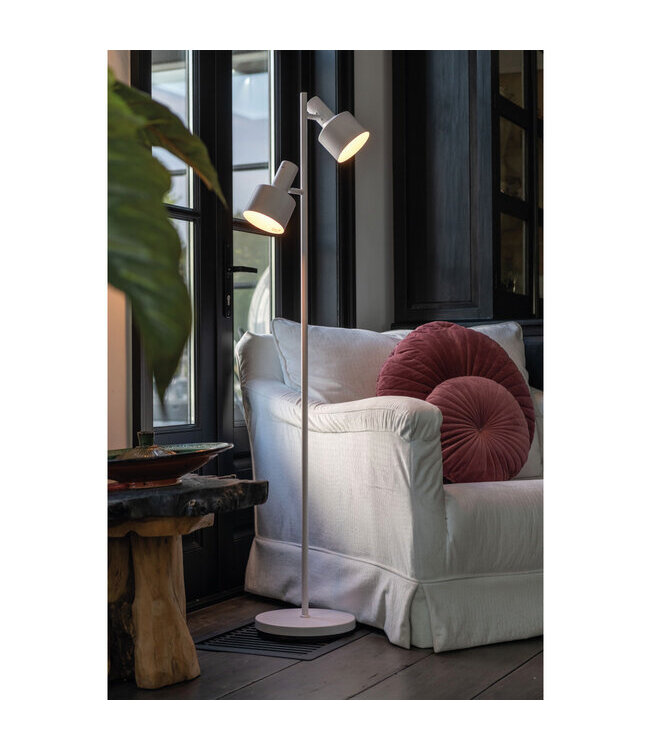 Artdelight Moderne Stehleuchte Twinkle - Weiß