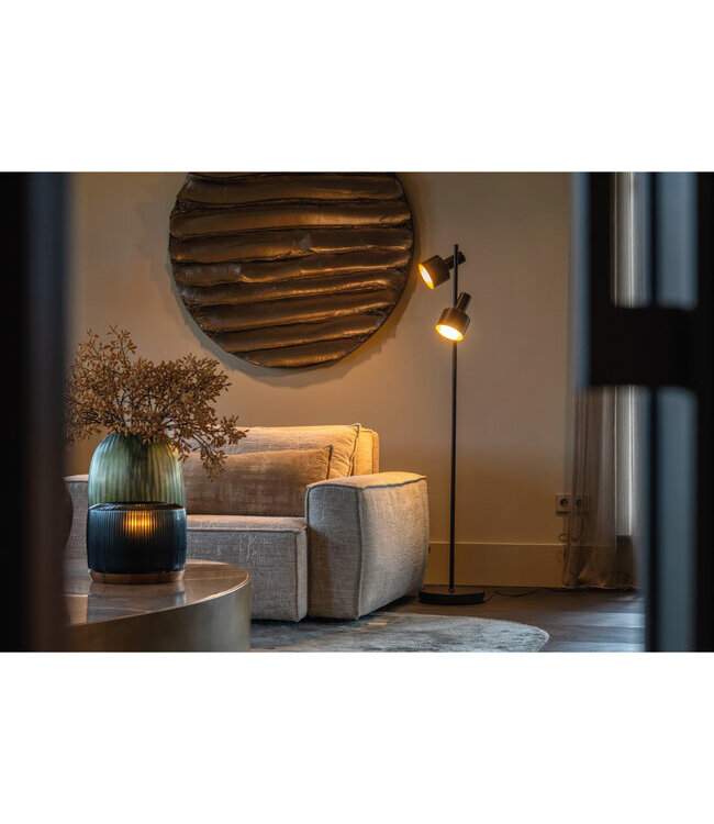 Artdelight Moderne Stehleuchte Twinkle - Schwarz