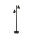 Artdelight Moderne Stehleuchte Twinkle - Schwarz