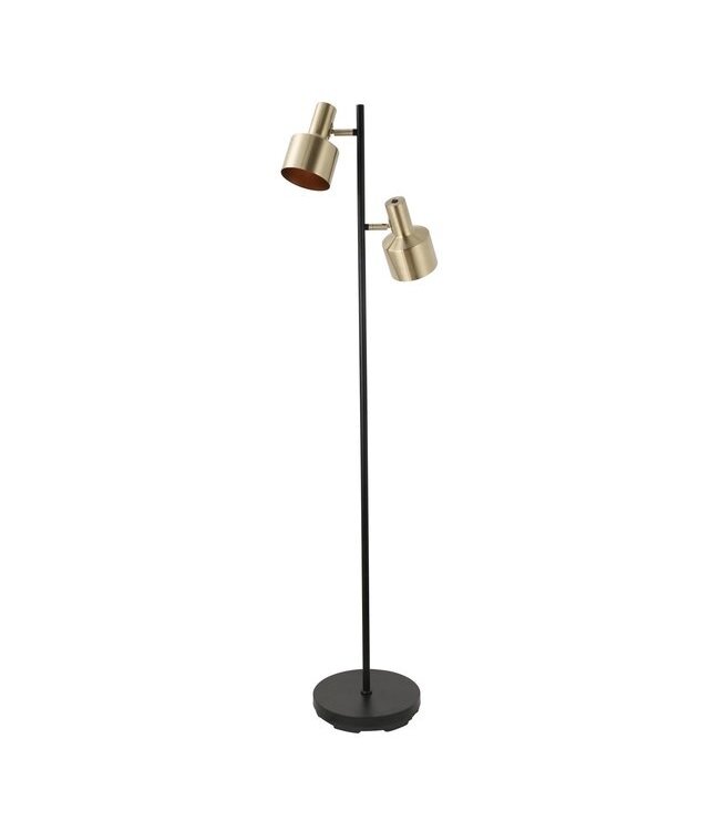 Artdelight Moderne Stehleuchte Twinkle - Schwarz/Gold