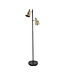Artdelight Moderne Stehleuchte Twinkle - Schwarz/Gold