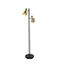 Artdelight Moderne Stehleuchte Twinkle - Schwarz/Gold