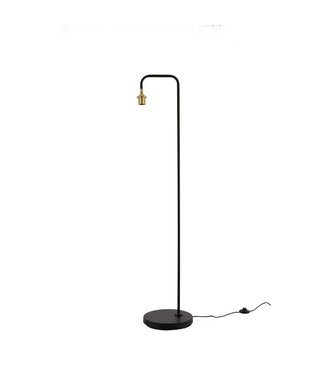 Artdelight Stehleuchte Dajano 1L - Schwarz/Gold
