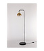 Artdelight Elegante Stehleuchte Dajano 1L - Schwarz/Gold