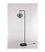 Artdelight Elegante Stehleuchte Dajano 1L - Schwarz/Gold
