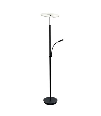 Artdelight Uplighter-Stehleuchte Riva Dim to Warm - Schwarz