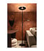 Artdelight Moderne Uplighter-Stehleuchte Riva Dim to Warm - Schwarz