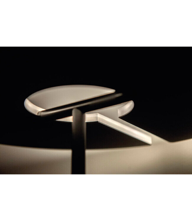 Artdelight Moderne Uplighter-Stehleuchte Riva Dim to Warm - Schwarz