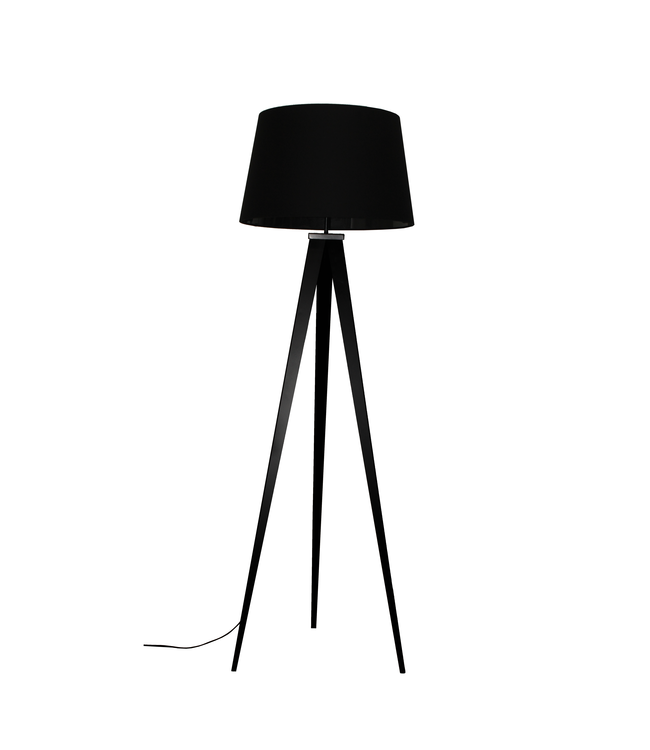 Artdelight Dreibein-Stehleuchte Triad - Schwarz