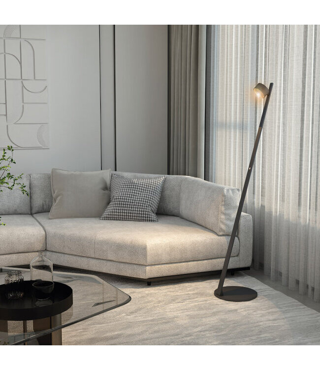 Artdelight Design LED-Stehleuchte Omega - Schwarz