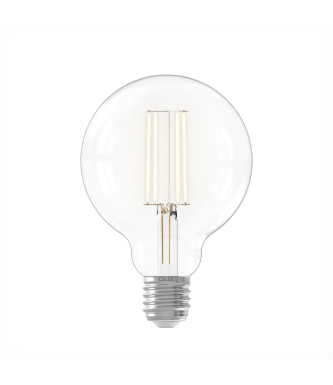 Calex E27 dimmbare LED-Globelampe G95 klar 4,5W 2300K 470lm