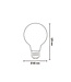 Calex E27 dimmbare LED-Globelampe G80 gold 3,8W 2100K 250lm