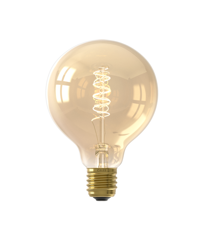 Calex E27 dimmbare LED-Globelampe G95 gold 3,8W 2100K 250lm