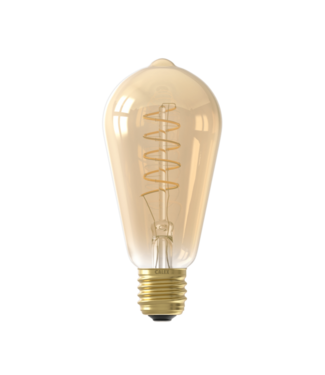 Calex E27 dimmbare LED-Filamentlampe Rustikal gold 3,8W 2100K 250lm
