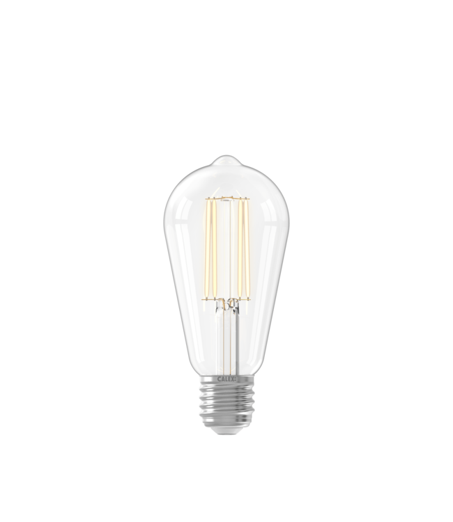 Calex E27 dimmbare LED-Filamentlampe Rustikal klar 3,5W 2300K 250lm