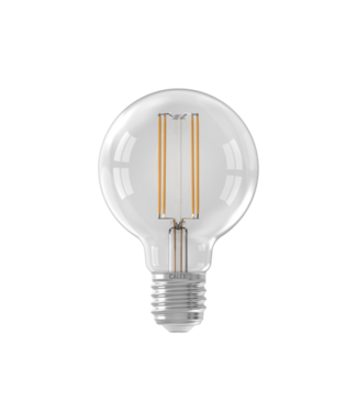Calex E27 dimmbare LED-Globelampe G80 klar 3,5W 2300K 250lm