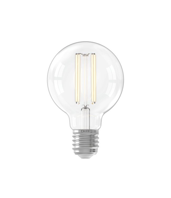 Calex E27 dimmbare LED-Globelampe G80 klar 3,5W 2300K 250lm