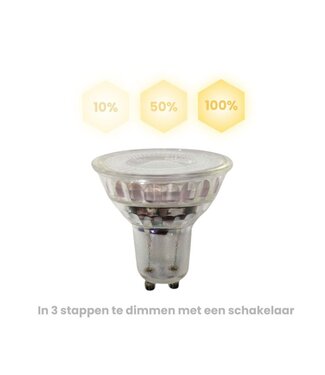 Artdelight GU10 LED-Spot 5W 2700K 400lm - 3-Stufen-Dimmung