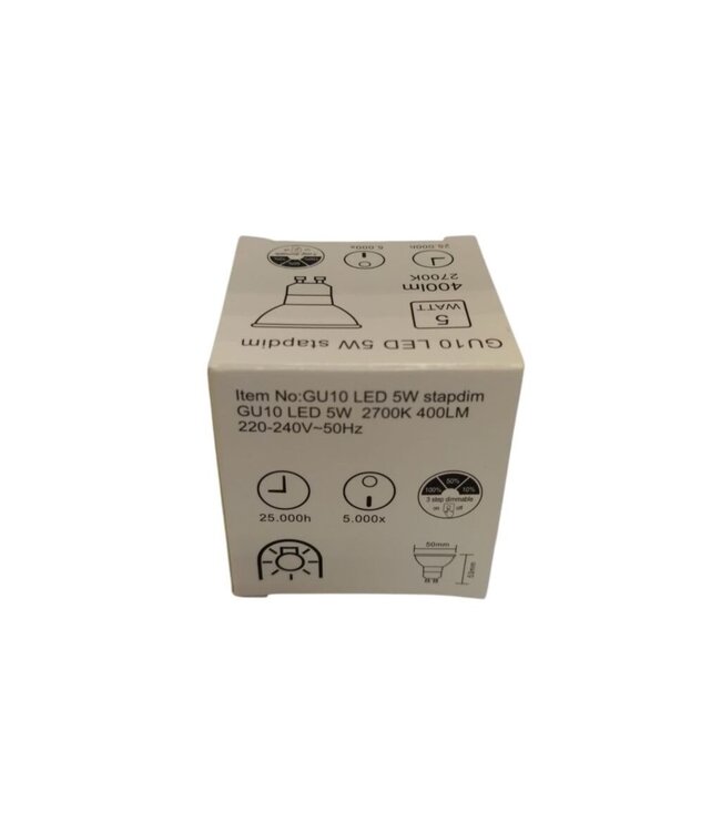 Artdelight GU10 LED-Spot 5W 2700K 400lm - 3-Stufen-Dimmung