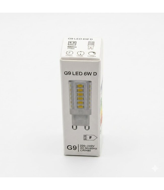 Artdelight G9 dimmbare LED-Lampe 6W 2700K 590lm