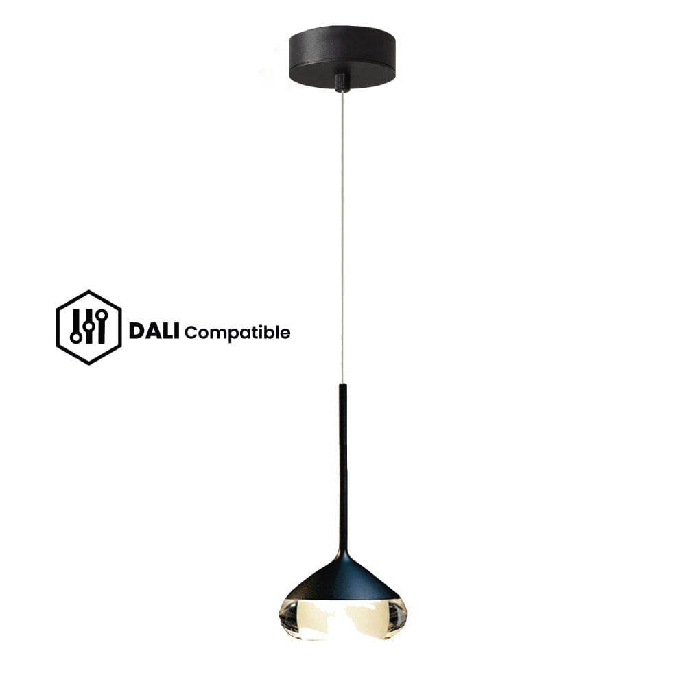 Schwarze DALI-Beleuchtung mit klarer Wirkung