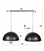 HELDR! Industrielle Pendelleuchte Dome 2L Ø60 - Charcoal
