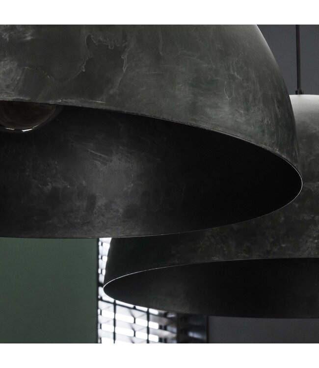 HELDR! Industrielle Pendelleuchte Dome 2L Ø60 - Charcoal