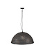 HELDR! Industrielle Pendelleuchte Lucca Ø70 cm - Schwarz/Braun