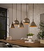 HELDR! Industrielle Pendelleuchte Adani 5L - Beige