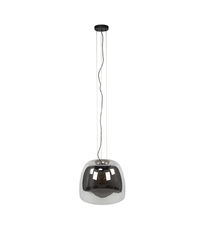 HELDR! Design-Pendelleuchte Gialli 1L XL - Rauchglas