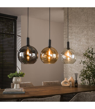 Heldr Pendelleuchte Mori 3L - Multicolor