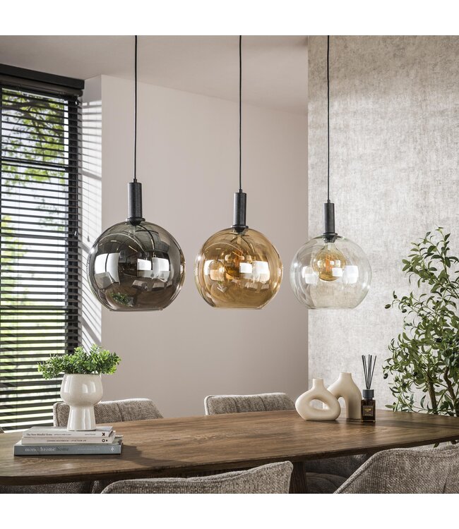 HELDR! Design-Pendelleuchte Mori 3L - Multicolor