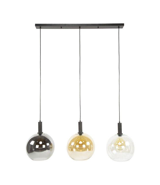 HELDR! Design-Pendelleuchte Mori 3L - Multicolor