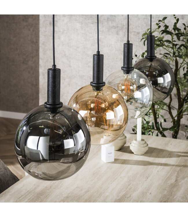 HELDR! Design-Pendelleuchte Mori 4L - Multicolor