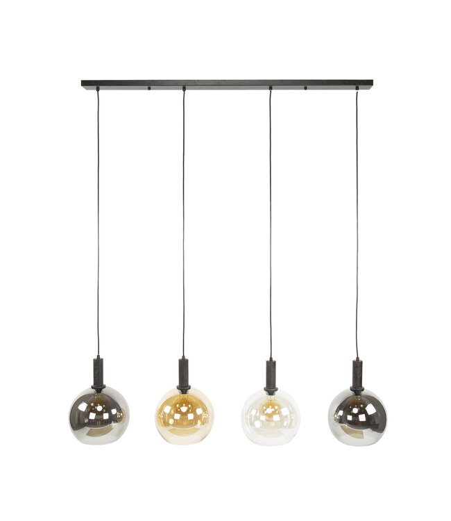 HELDR! Design-Pendelleuchte Mori 4L - Multicolor
