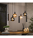 HELDR! Design-Pendelleuchte Mori 7L - Multicolor
