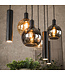 HELDR! Design-Pendelleuchte Mori 7L - Multicolor