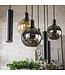 HELDR! Design-Pendelleuchte Mori 7L - Multicolor