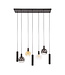 HELDR! Design-Pendelleuchte Mori 7L - Multicolor