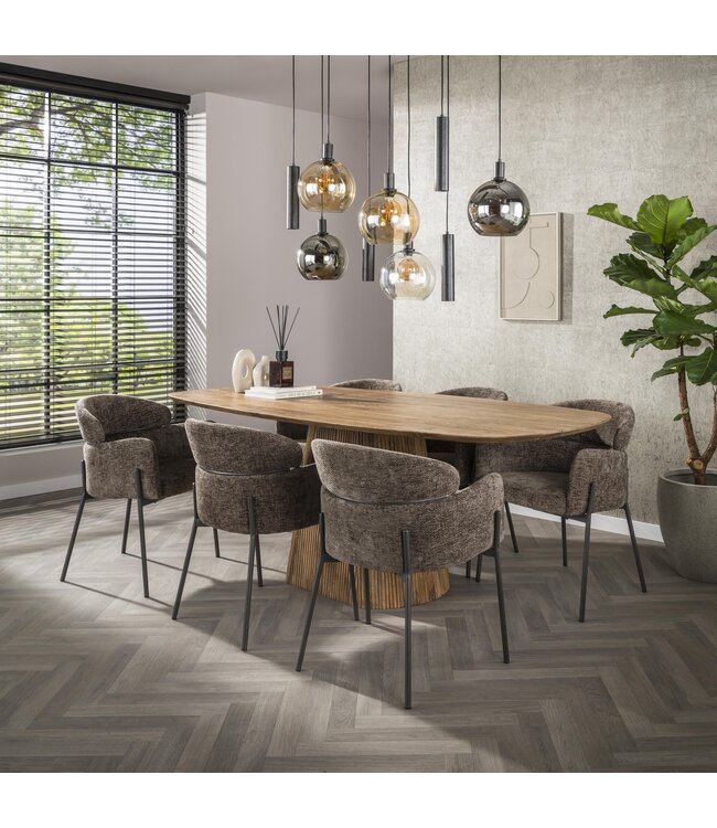 HELDR! Design-Pendelleuchte Mori 9L - Multicolor